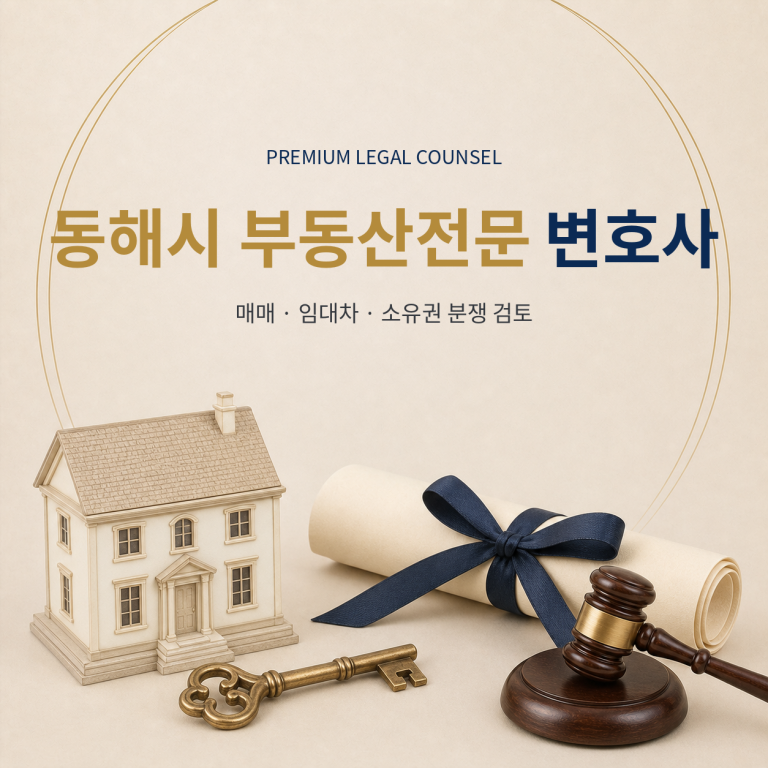 동해시 부동산전문 변호사