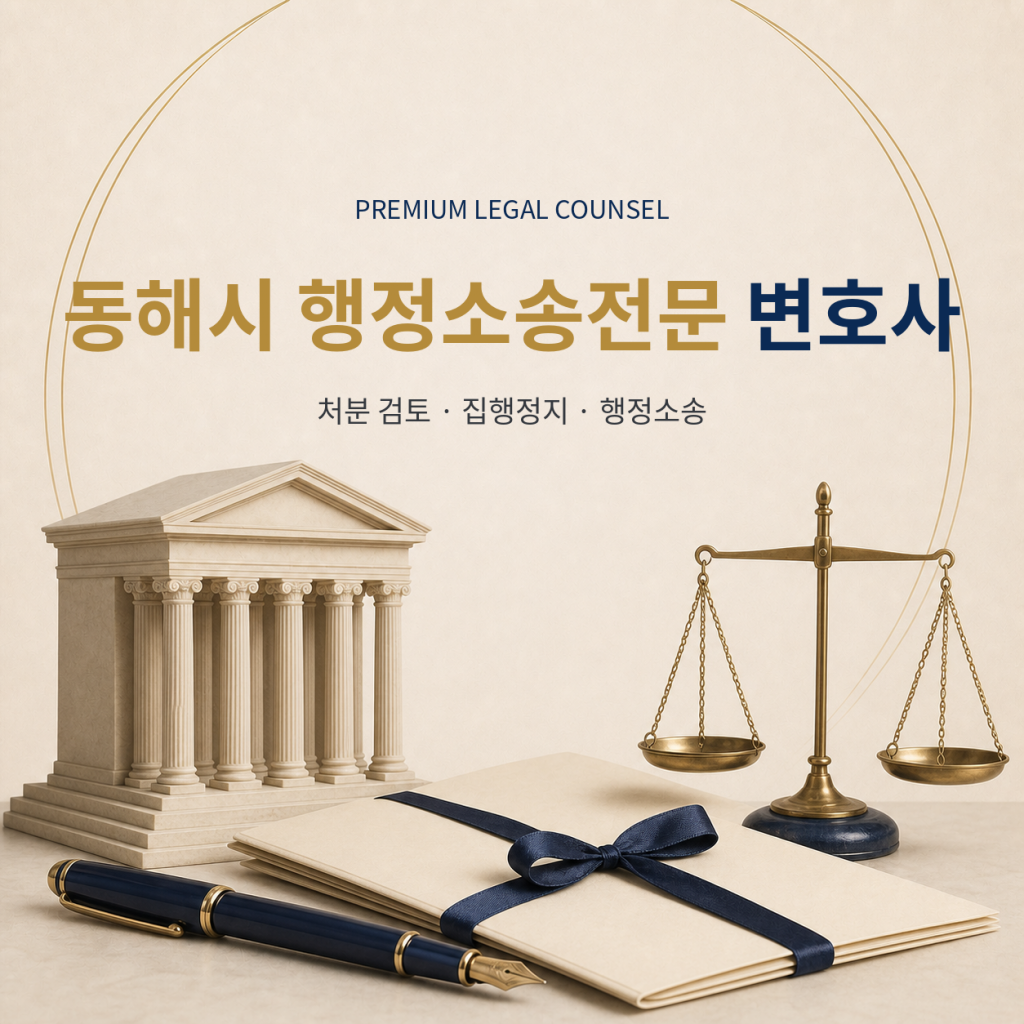 동해시 행정소송전문 변호사
