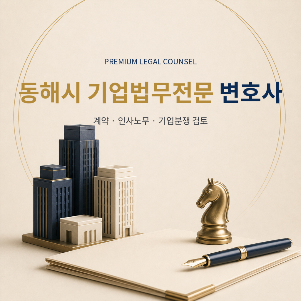 동해시 기업법무전문 변호사